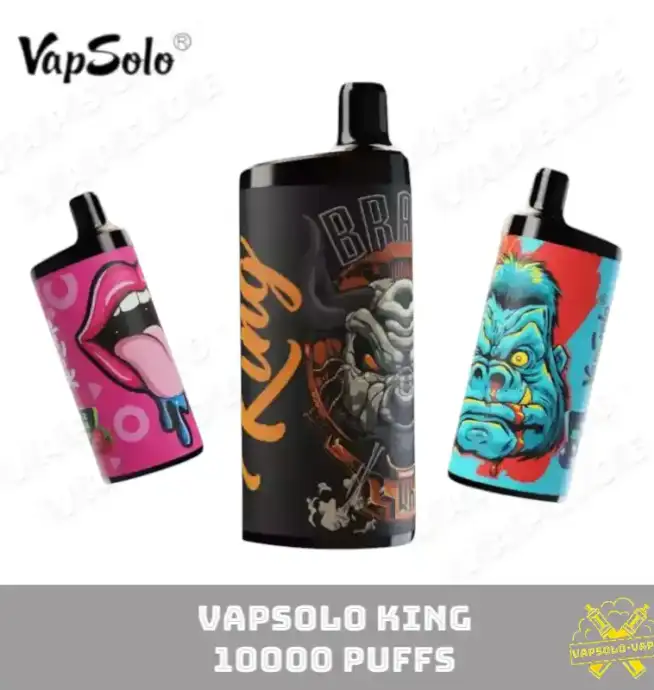 VAPSOLO King 10000 Puffs big puff disposable vape pen juice vapes