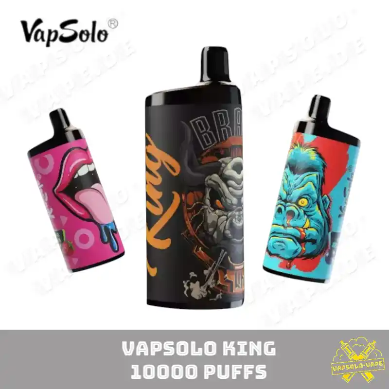VAPSOLO King 10000 Puffs big puff disposable vape pen juice vapes