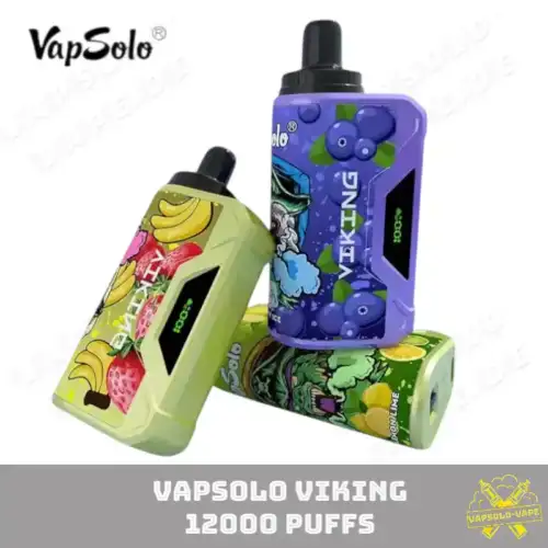 VAPSOLO Viking 12000 Puffs big puff disposable vape pen juice vapes