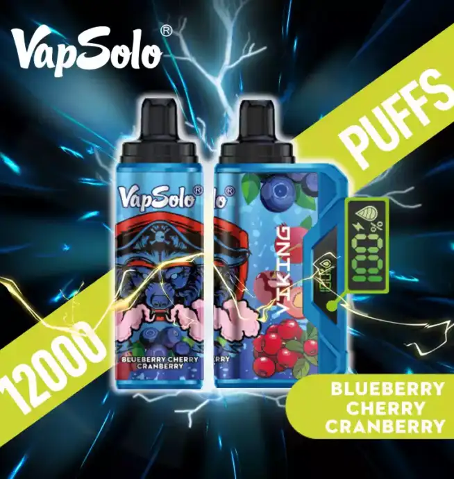 VAPSOLO Viking 12000 Puffs big puff disposable vape pen juice vapes