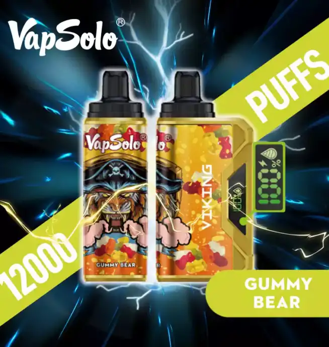 VAPSOLO Viking 12000 Puffs big puff disposable vape pen juice vapes