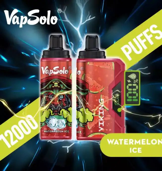 VAPSOLO Viking 12000 Puffs big puff disposable vape pen juice vapes