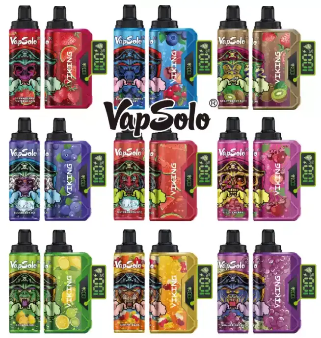 VAPSOLO Viking 12000 Puffs big puff disposable vape pen juice vapes