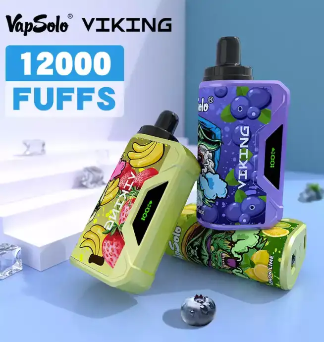 VAPSOLO Viking 12000 Puffs big puff disposable vape pen juice vapes