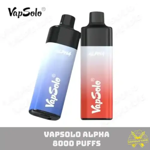 vapsolo Alpha 8000 Puffs Big Puff Disposable Vape Pen Juice Vapes