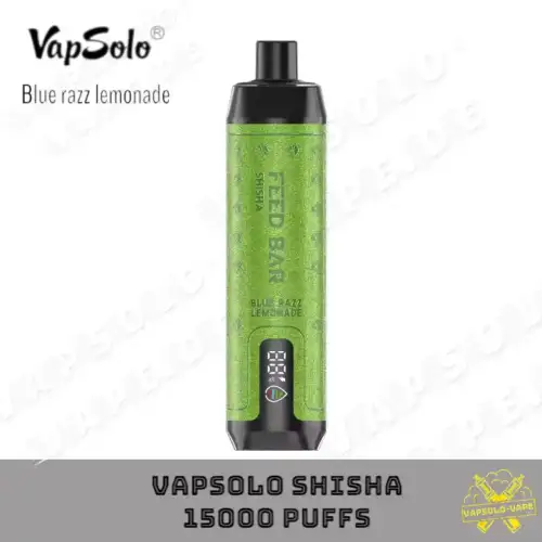 VAPSOLO 15000 Puffs Blue Razz Lemonade Flavor