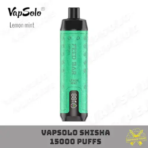 VAPSOLO 15000 Puffs Lemon Mint Flavor