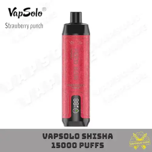 VAPSOLO 15000 Puffs parfum punch à la fraise