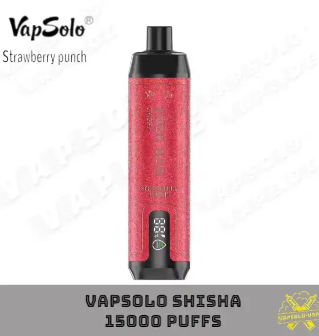VAPSOLO 15000 Puffs parfum punch à la fraise