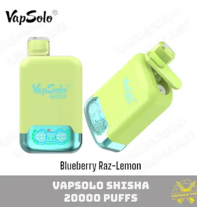 VAPSOLO 20000 Puffs Blueberry Raspberry & Lemon in perfekter Harmonie