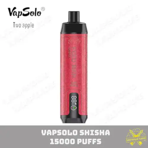 VAPSOLO Shisha 15000 Puffs Two Apple Flavor