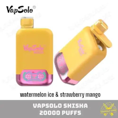 VAPSOLO Twins 20000 Puffs Disposable Vape watermelon ice & strawberry mango