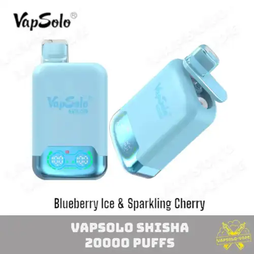 VAPSOLO Twins 20000 Puffs Fruchtig frisch & spritzig mit Blaubeere und Kirsche