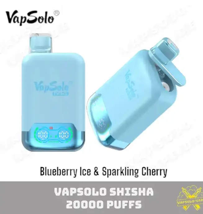 VAPSOLO Twins 20000 Puffs Fruchtig frisch & spritzig mit Blaubeere und Kirsche