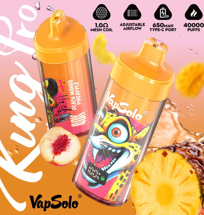 Vapsolo KING PRO 40000 Puffs Disposable Vape 40 ml E-Liquid-Kapazität – Bild 5