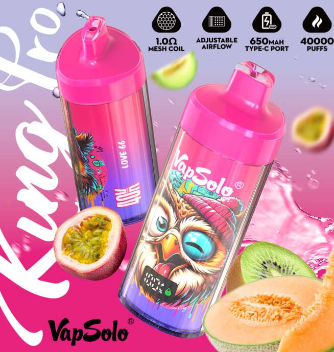 Vapsolo KING PRO 40000 Puffs Disposable Vape 40 ml E-Liquid-Kapazität – Bild 17