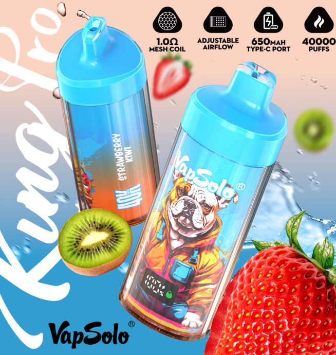 Vapsolo KING PRO 40000 Puffs Disposable Vape 40 ml E-Liquid-Kapazität – Bild 8