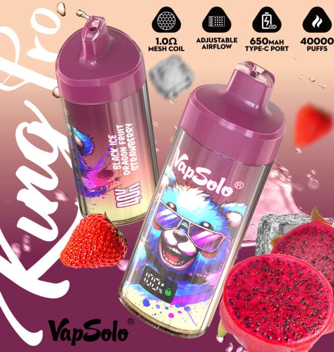 Vapsolo KING PRO 40000 Puffs Disposable Vape 40 ml E-Liquid-Kapazität – Bild 9
