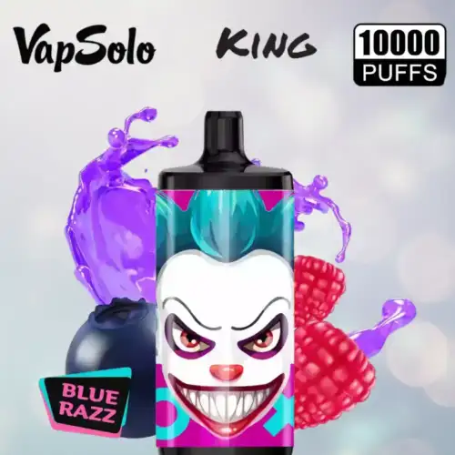 VAPSOLO King 10000 Puffs Disposable Vape Blaue Himbeere