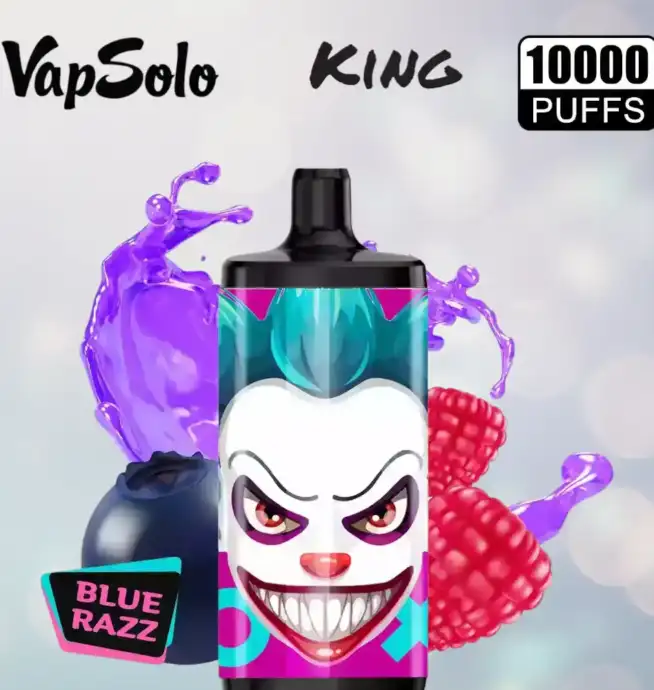 VAPSOLO King 10000 Puffs Disposable Vape Blaue Himbeere
