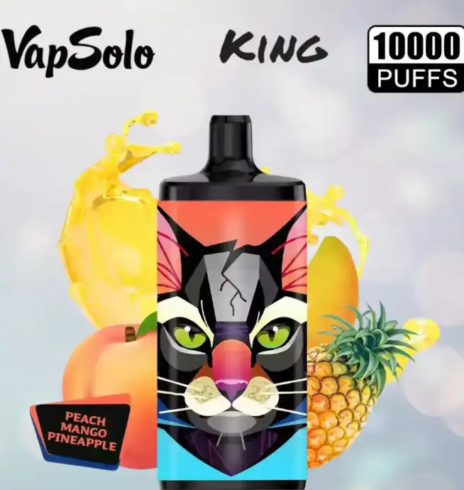 VAPSOLO King 10000 Puffs Disposable Vape Pfirsich Mango Ananas